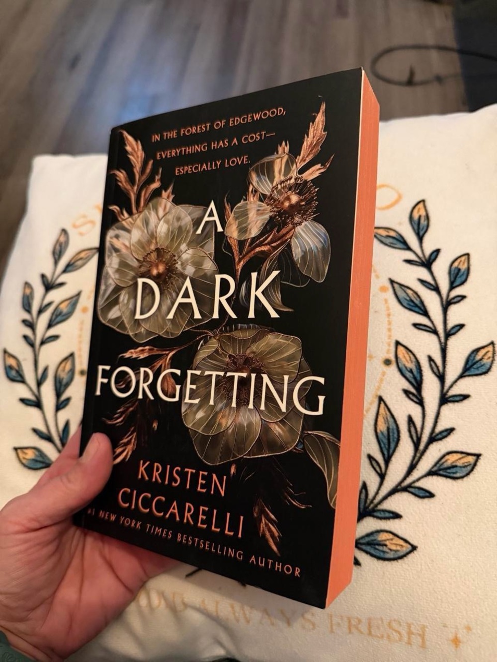 A Dark Forgetting - Black and Orange Cover